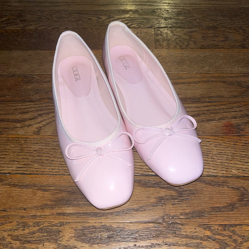 CIDER Pink Ballet Flats